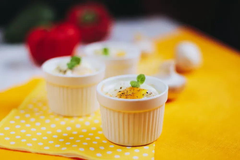Œufs cocotte au four